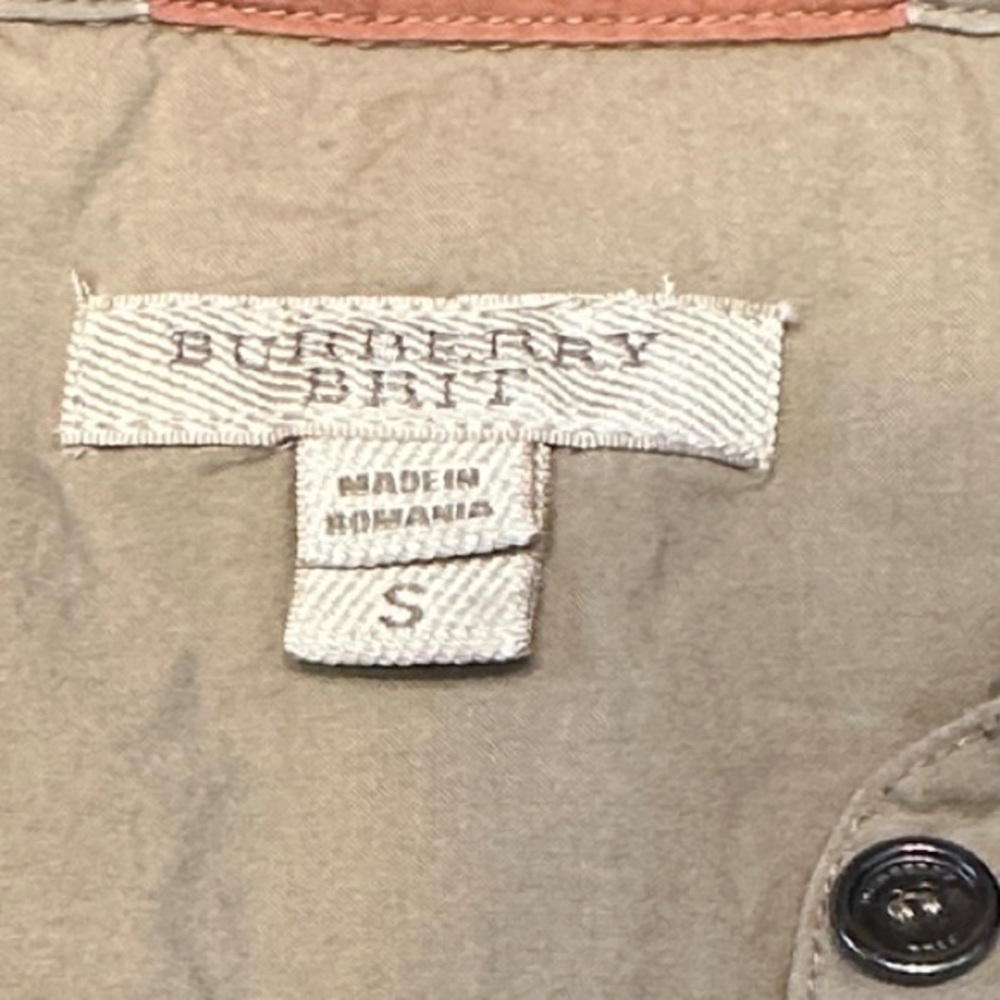BURBERRY BRIT Checkered Blouse - Red, Orange and Tan - Picture 3 of 12